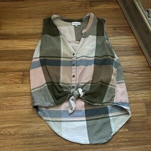 SHYANNE - plaid tank